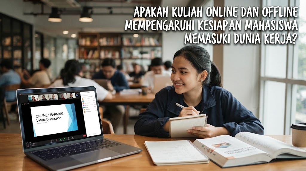 Apakah Kuliah Online dan Offline Mempengaruhi Kesiapan Mahasiswa Memasuki Dunia Kerja?