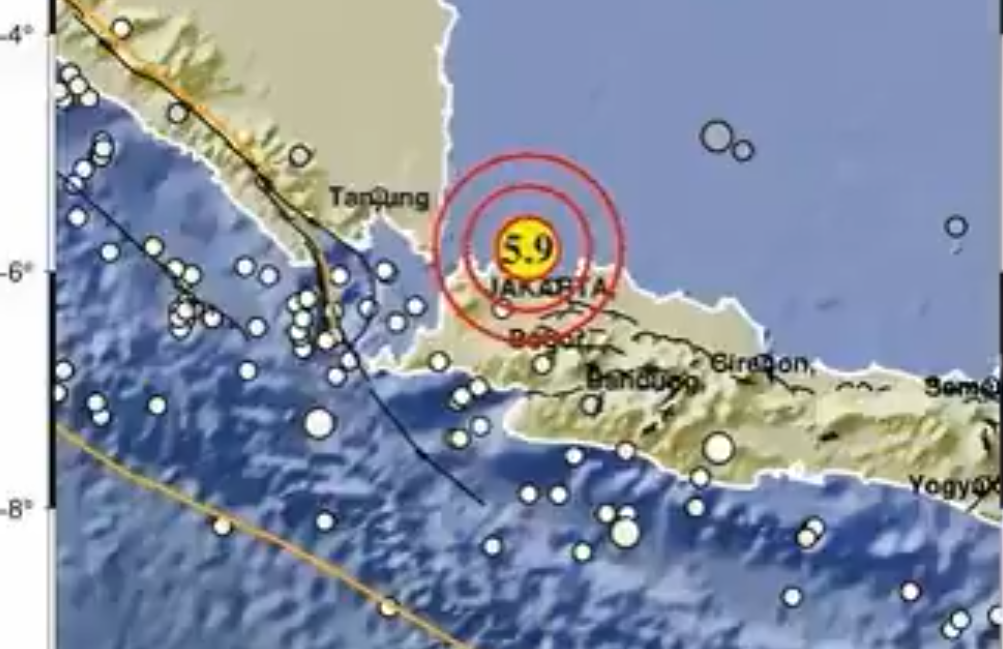 Gempa M5,9 Guncang Kepulauan Seribu Dini Hari, Berpusat di Laut