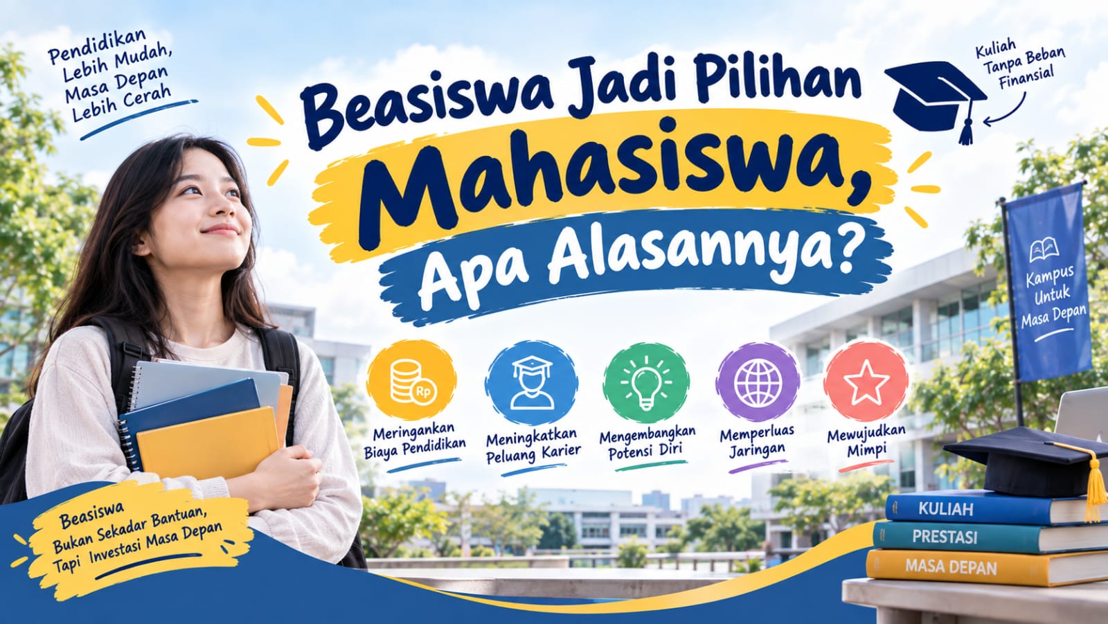 Beasiswa Jadi Pilihan Mahasiswa, Apa Alasannya?