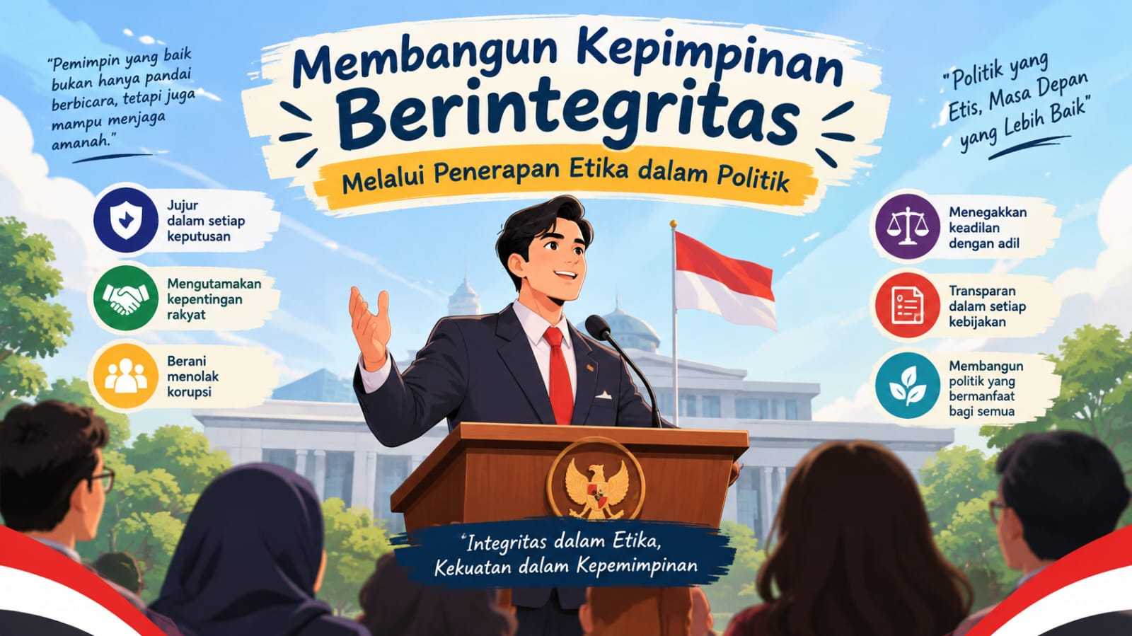 Membangun Kepemimpinan Berintegritas melalui Penerapan Etika dalam Politik