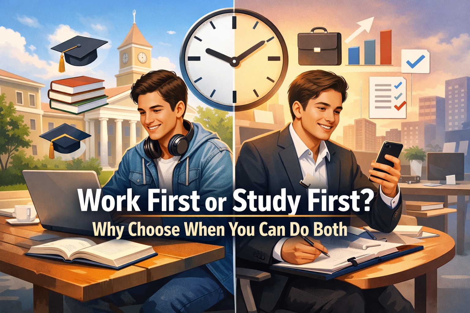 Work First or Study First? Why Choose When You Can Do Both