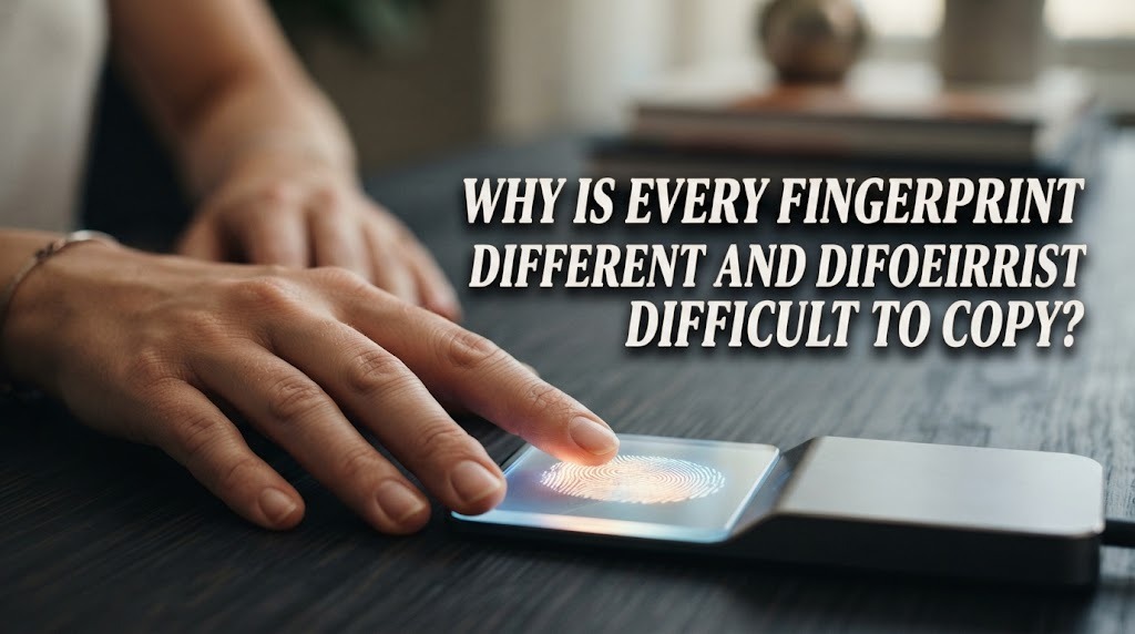 Why Is Every Fingerprint Different and Difficult to Copy?