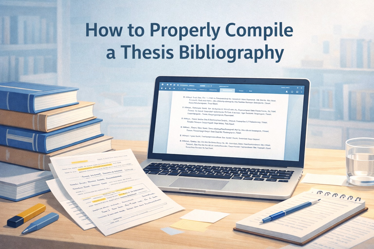 How to Properly Compile a Thesis Bibliography