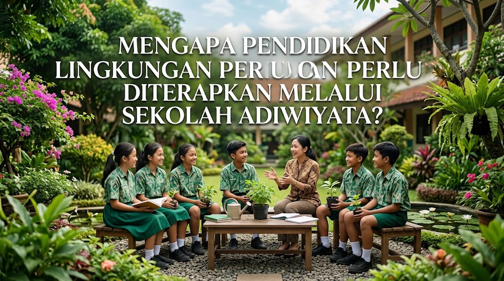 Mengapa Pendidikan Lingkungan Perlu Diterapkan Melalui Sekolah Adiwiyata?