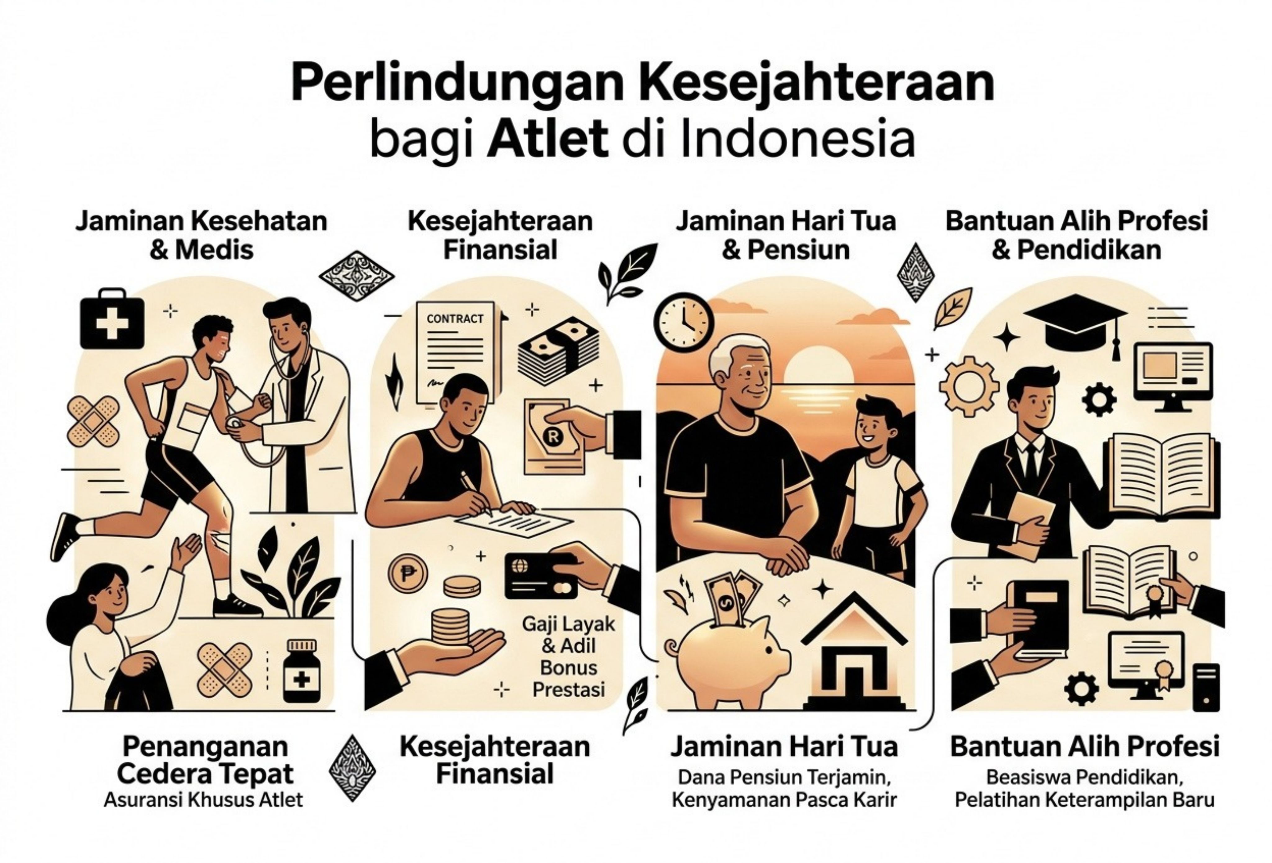  Perlindungan Kesejahteraan bagi Atlet di Indonesia