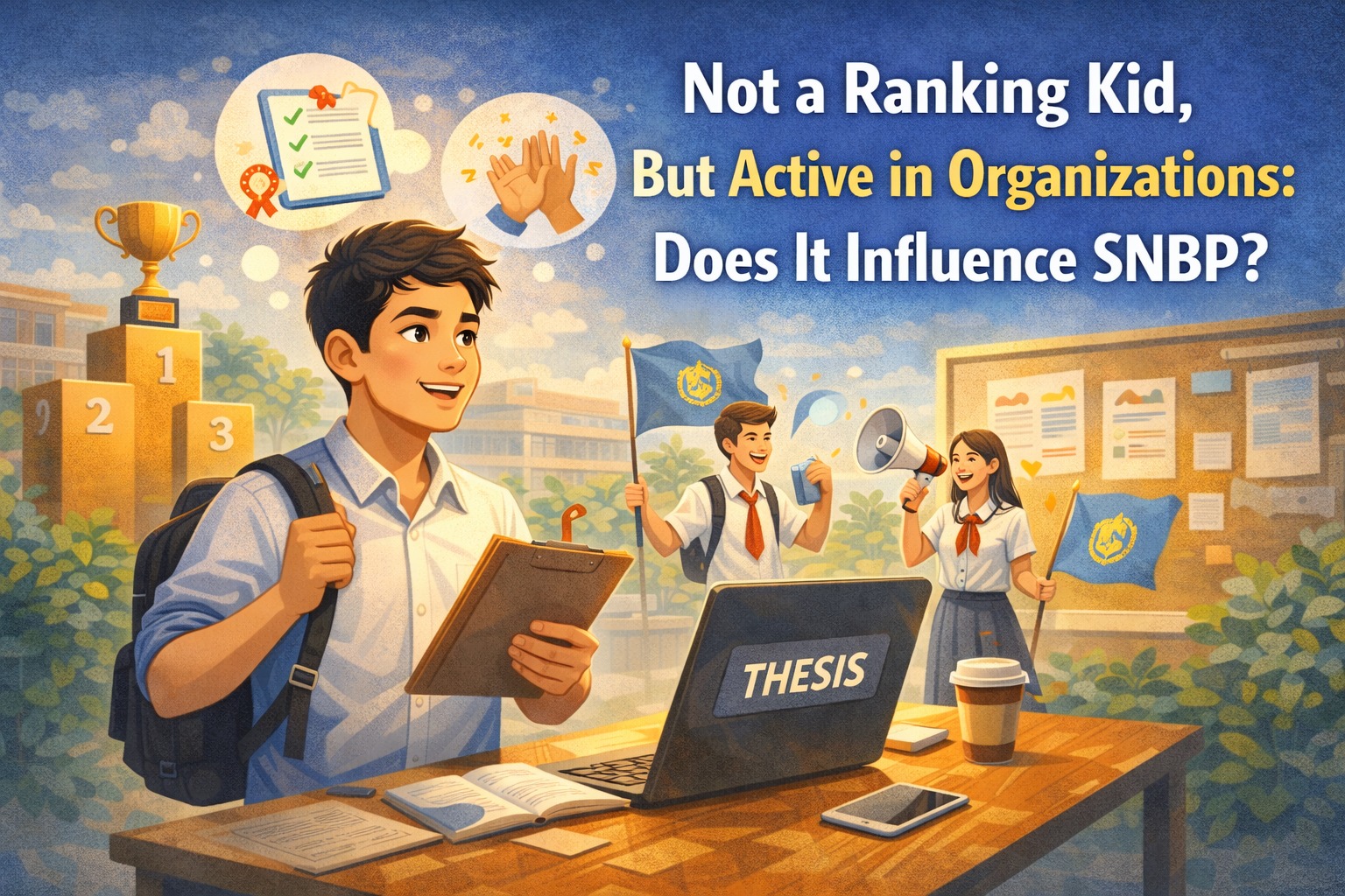 Not a Ranking Kid, But Active in Organizations: Does It Influence SNBP?