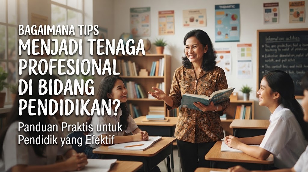 Bagaimana Tips Menjadi Tenaga Profesional Di Bidang Pendidikan?