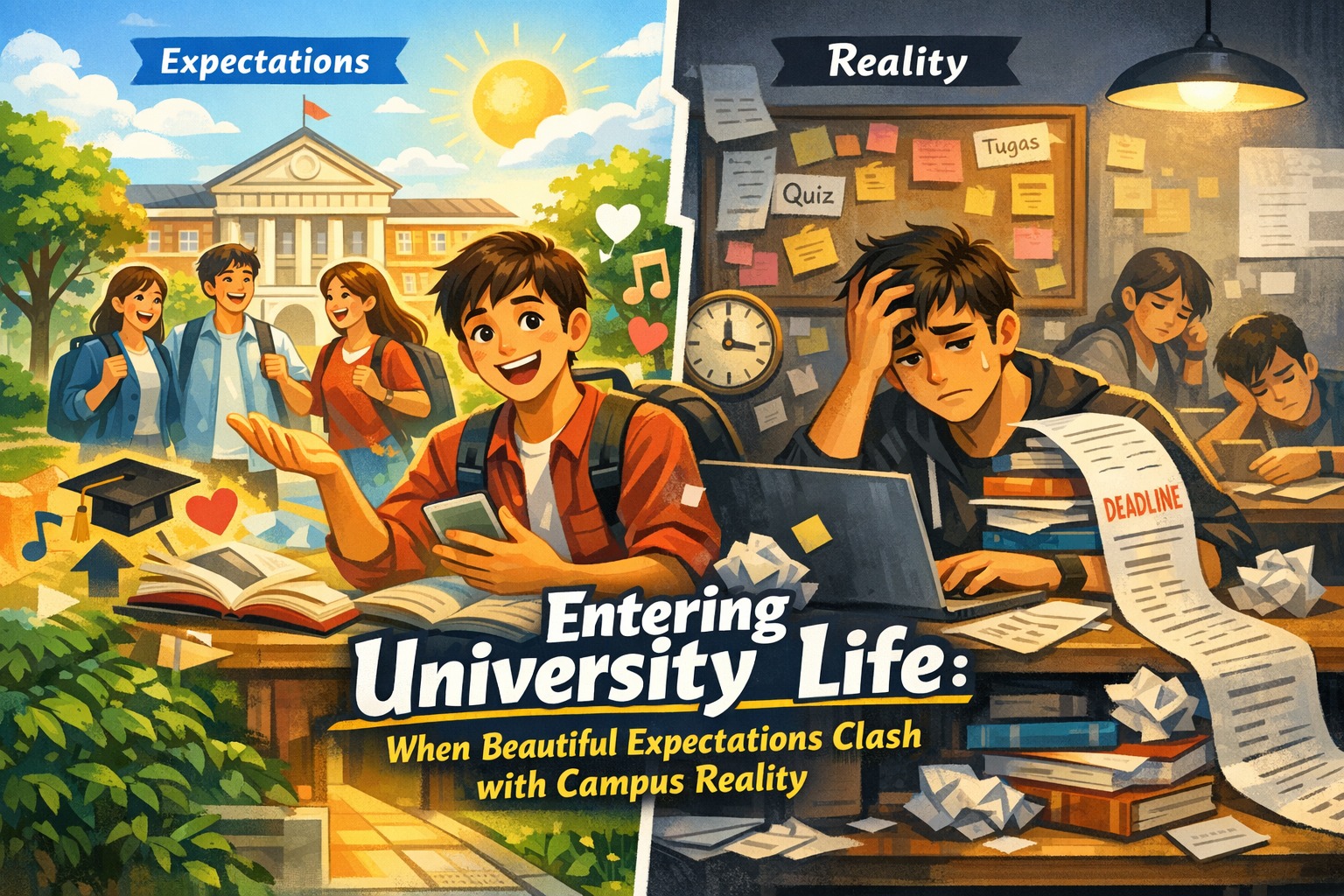 Entering University Life: When Beautiful Expectations Clash with Campus Reality