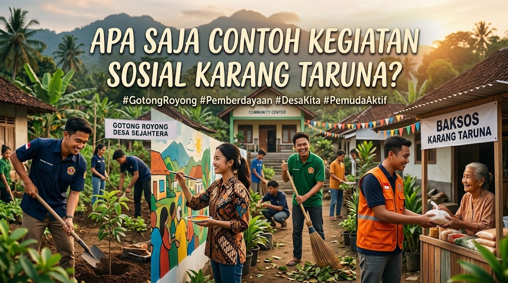 Apa Saja Contoh Kegiatan Sosial Karang Taruna?