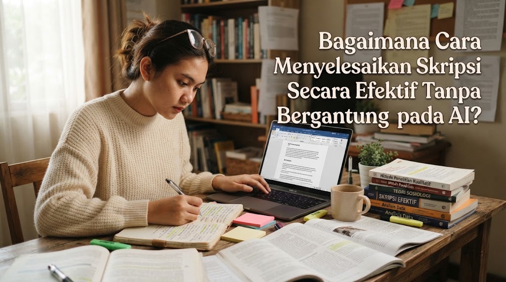 Bagaimana Cara Menyelesaikan Skripsi Secara Efektif Tanpa Bergantung Pada AI?
