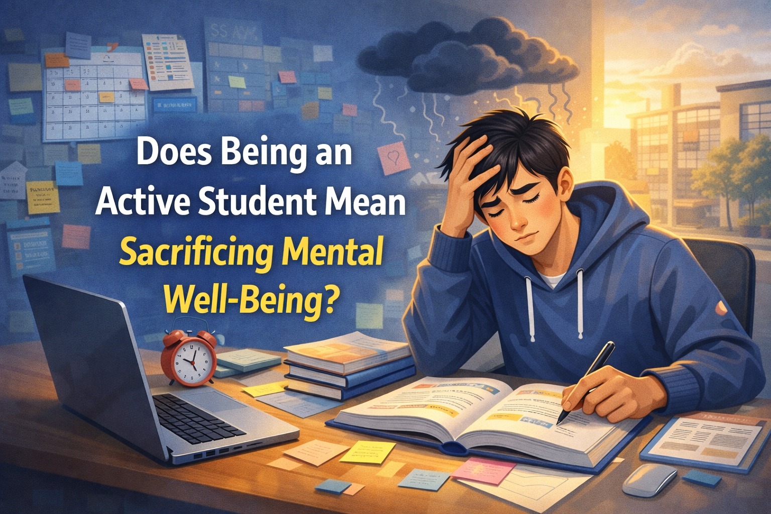 Does Being an Active Student Mean Sacrificing Mental Well-Being?