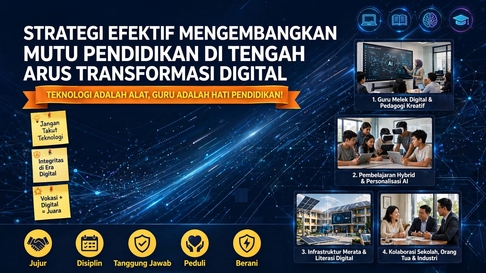 Strategi Efektif Mengembangkan Mutu Pendidikan Di Tengah Arus Transformasi Digital