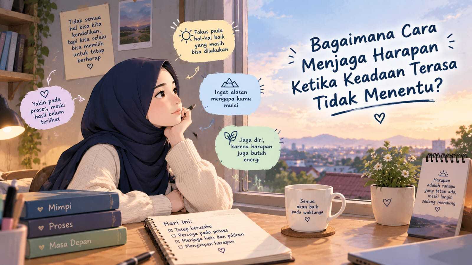 Bagaimana Cara Menjaga Harapan Ketika Keadaan Terasa Tidak Menentu?