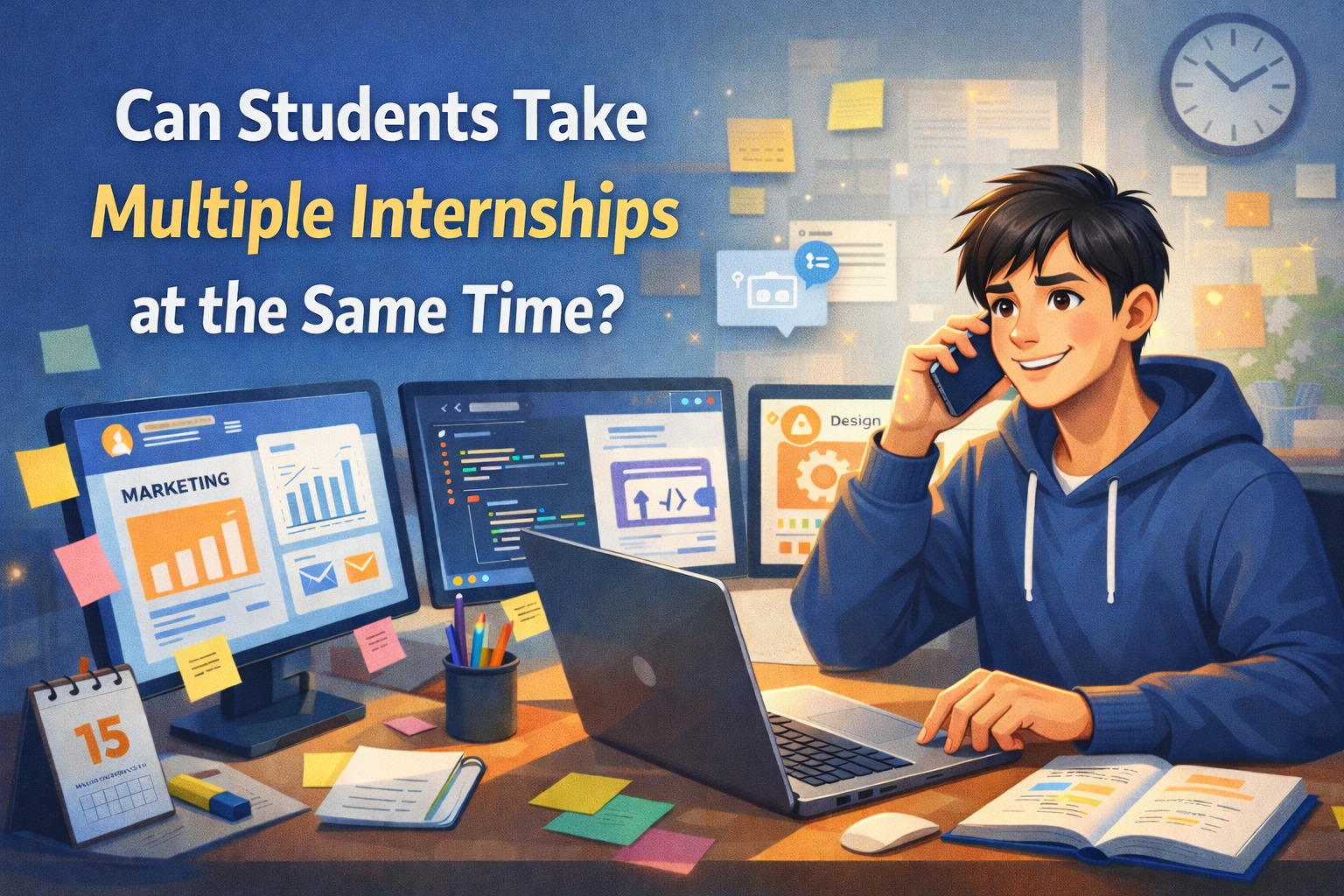 Can Students Take Multiple Internships at the Same Time?