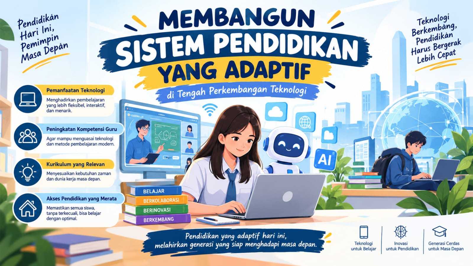 Membangun Sistem Pendidikan yang Adaptif di Tengah Perkembangan Teknologi