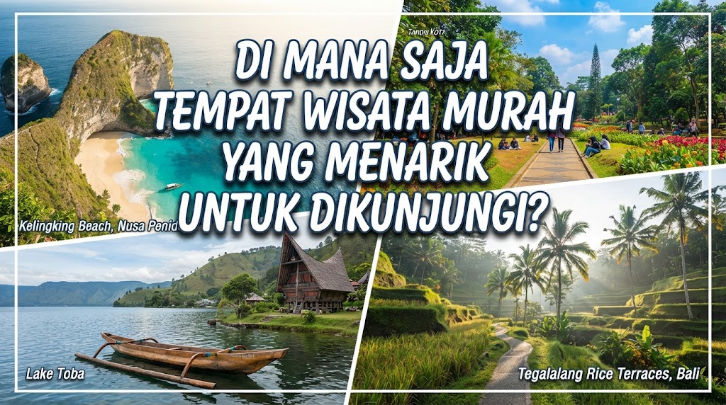 Di Mana Saja Tempat Wisata Murah yang Menarik untuk Dikunjungi?