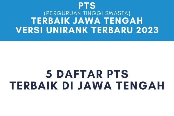 PTS Terbaik di Jawa Tengah 2023 Unirank Terbaru
