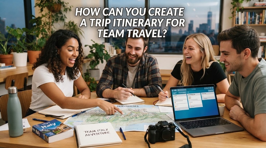 How Can You Create A Trip Itinerary For Team Travel?