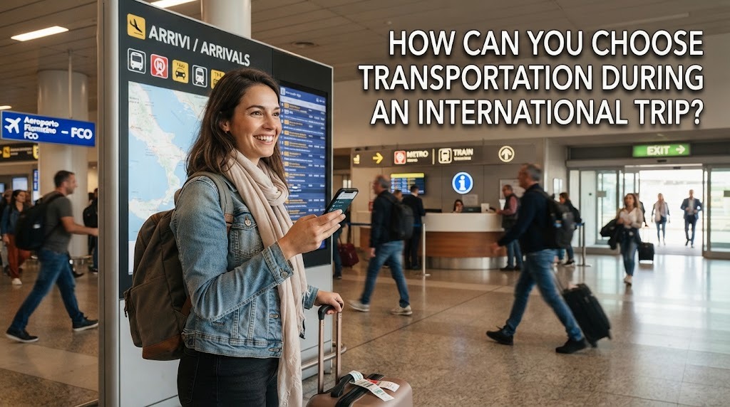 How Can You Choose Transportation During an International Trip?