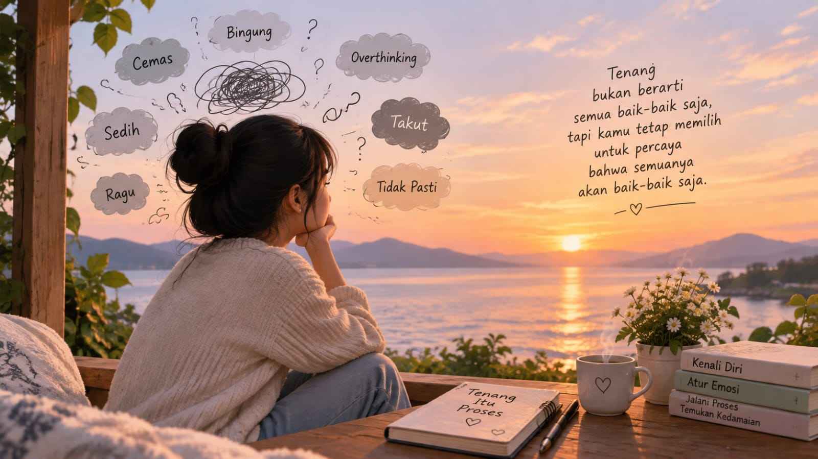 Bagaimana Cara Menemukan Ketenangan Ketika Hati Dipenuhi Perasaan Yang Tidak Menentu?