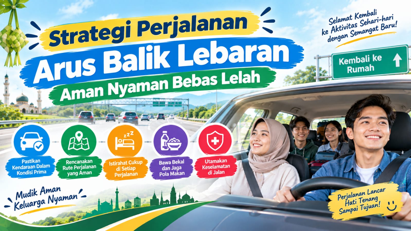 Strategi Perjalanan Arus Balik Lebaran Aman Nyaman Bebas Lelah
