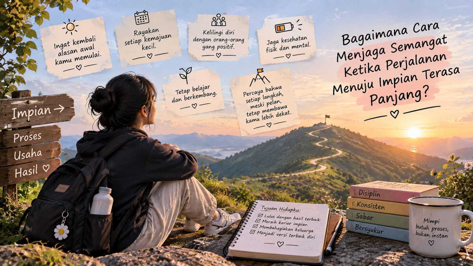 Bagaimana Cara Menjaga Semangat Ketika Perjalanan Menuju Impian Terasa Panjang?