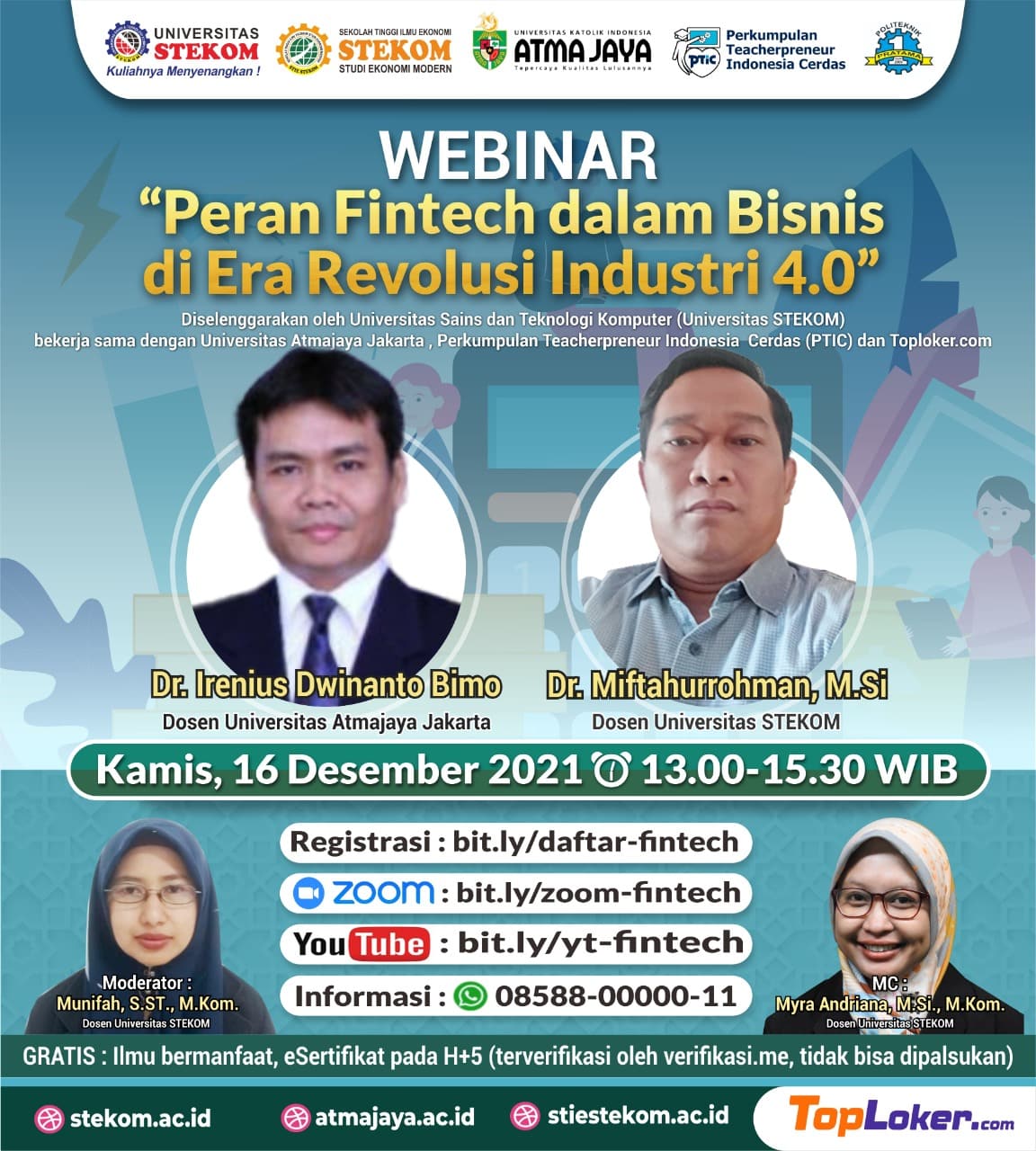 WEBINAR "Peran Fintech dalam Bisnis di Era Revolusi Industri 4.0"