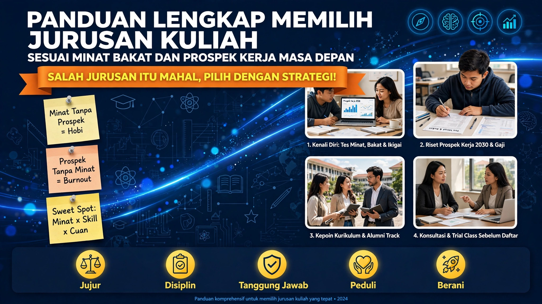 Panduan Lengkap Memilih Jurusan Kuliah Sesuai Minat Bakat Dan Prospek Kerja Masa Depan