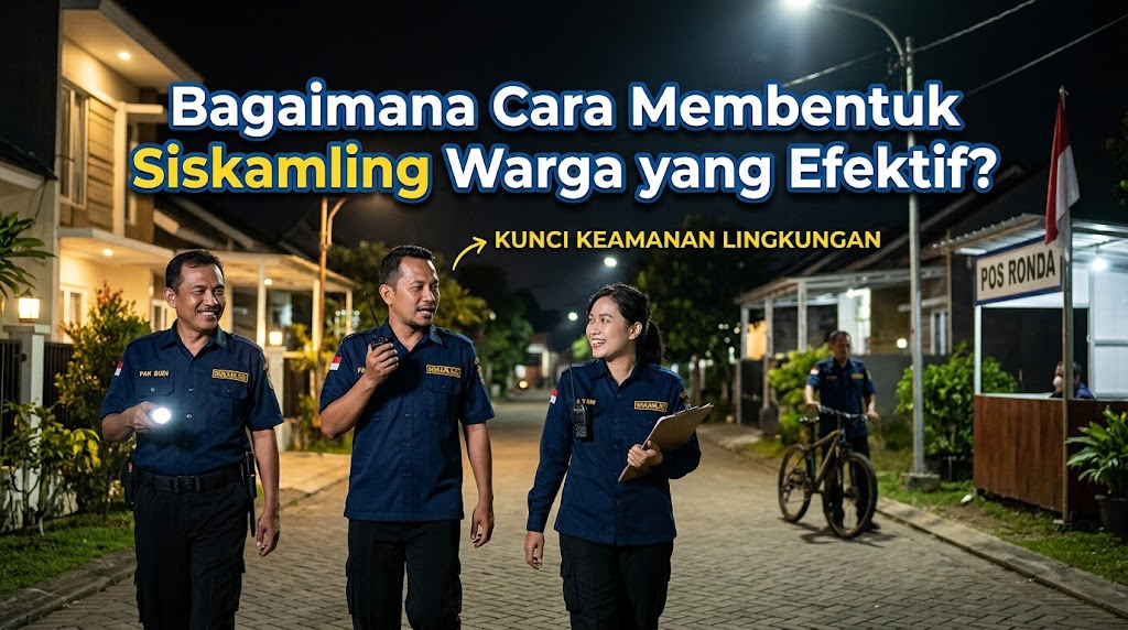 Bagaimana Cara Membentuk Siskamling Warga yang Efektif?
