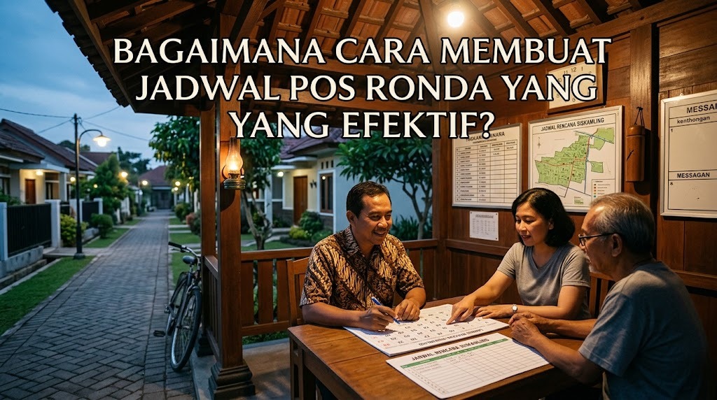 Bagaimana Cara Membuat Jadwal Pos Ronda yang Efektif?