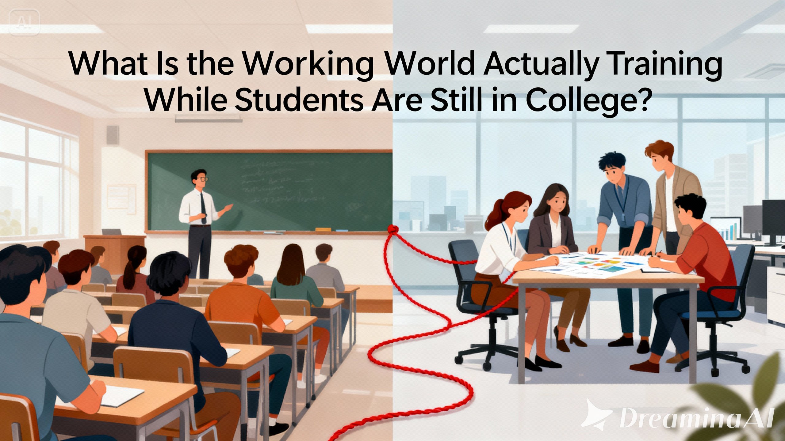 What Is the Working World Actually Training While Students Are Still in College?