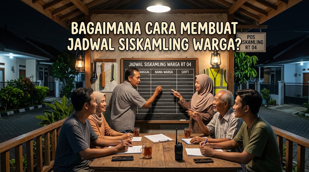 Bagaimana Cara Membuat Jadwal Siskamling Warga?