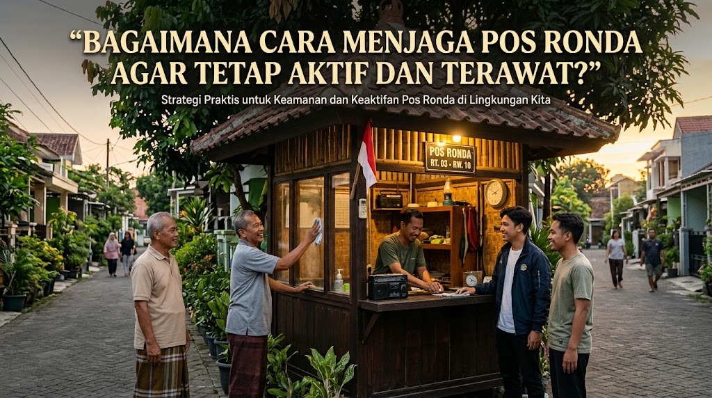 Bagaimana Cara Menjaga Pos Ronda agar Tetap Aktif dan Terawat?