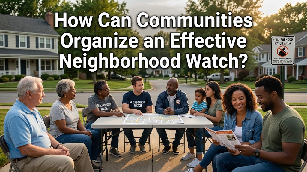 How Can Communities Organize an Effective Neighborhood Watch?