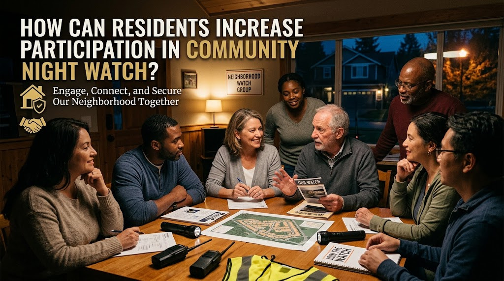 How Can Residents Increase Participation in Community Night Watch?