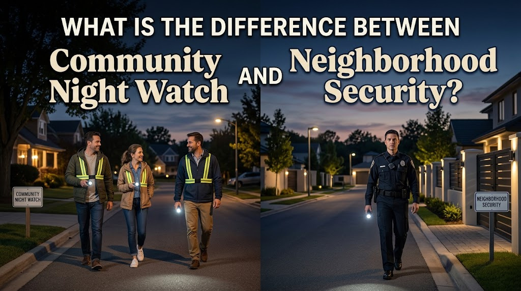 What Is the Difference Between Community Night Watch and Neighborhood Security?
