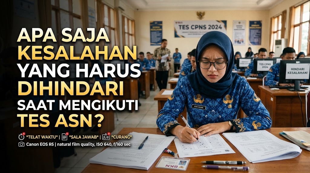 Apa Saja Kesalahan yang Harus Dihindari Saat Mengikuti Tes ASN?