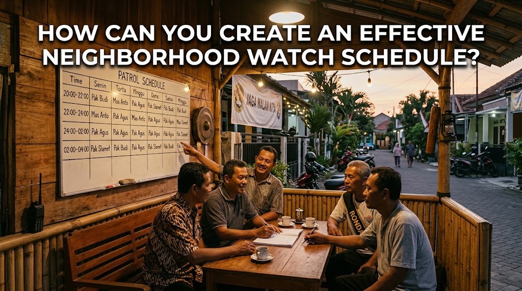 How Can You Create an Effective Neighborhood Watch Schedule?
