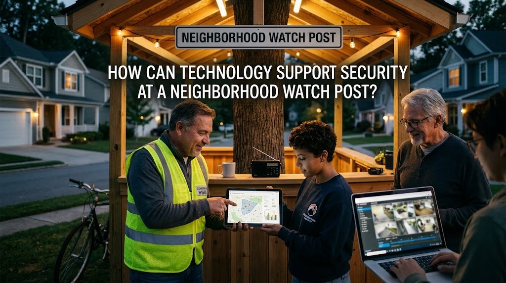 How Can Technology Support Security at a Neighborhood Watch Post?