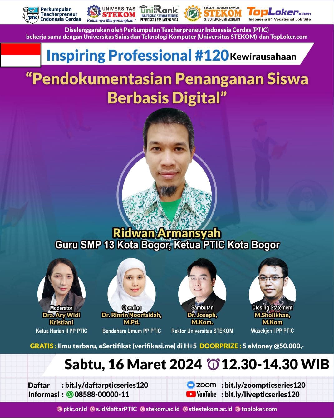 INSPIRING PROFESSIONAL ”Pendokumentasion Penanganan Siswa Berbasis Digital”