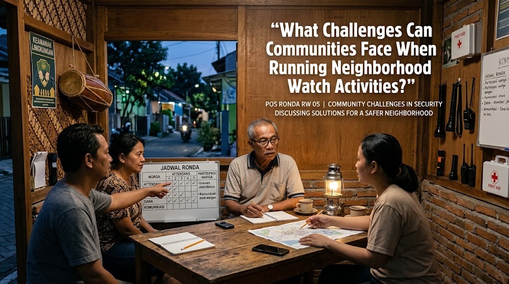 What Challenges Can Communities Face When Running Neighborhood Watch Activities?