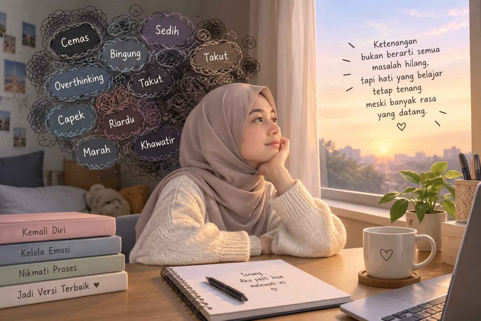 Bagaimana Cara Menemukan Ketenangan Ketika Hati Sedang Dipenuhi Banyak Perasaan?