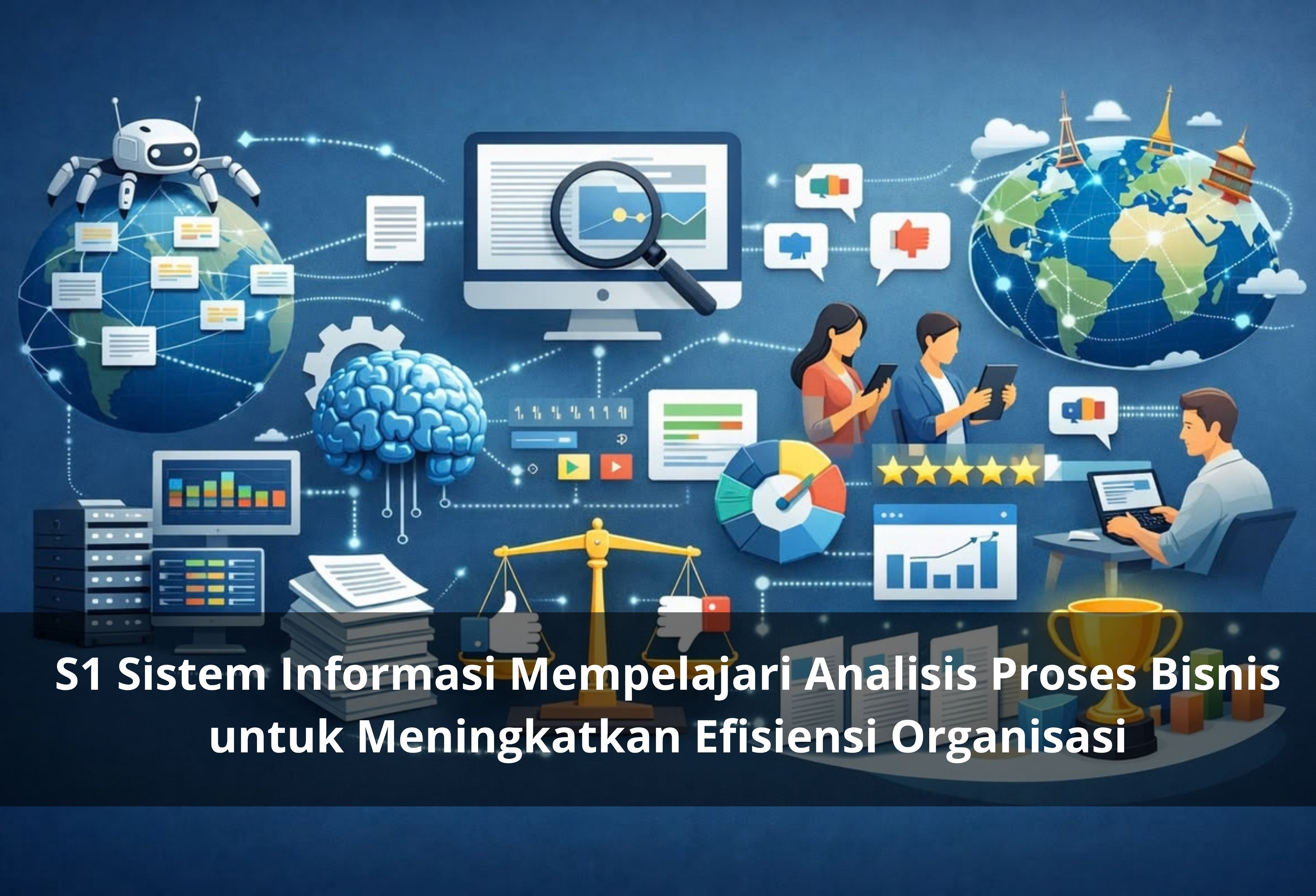 S1 Sistem Informasi Mempelajari Analisis Proses Bisnis untuk Meningkatkan Efisiensi Organisasi