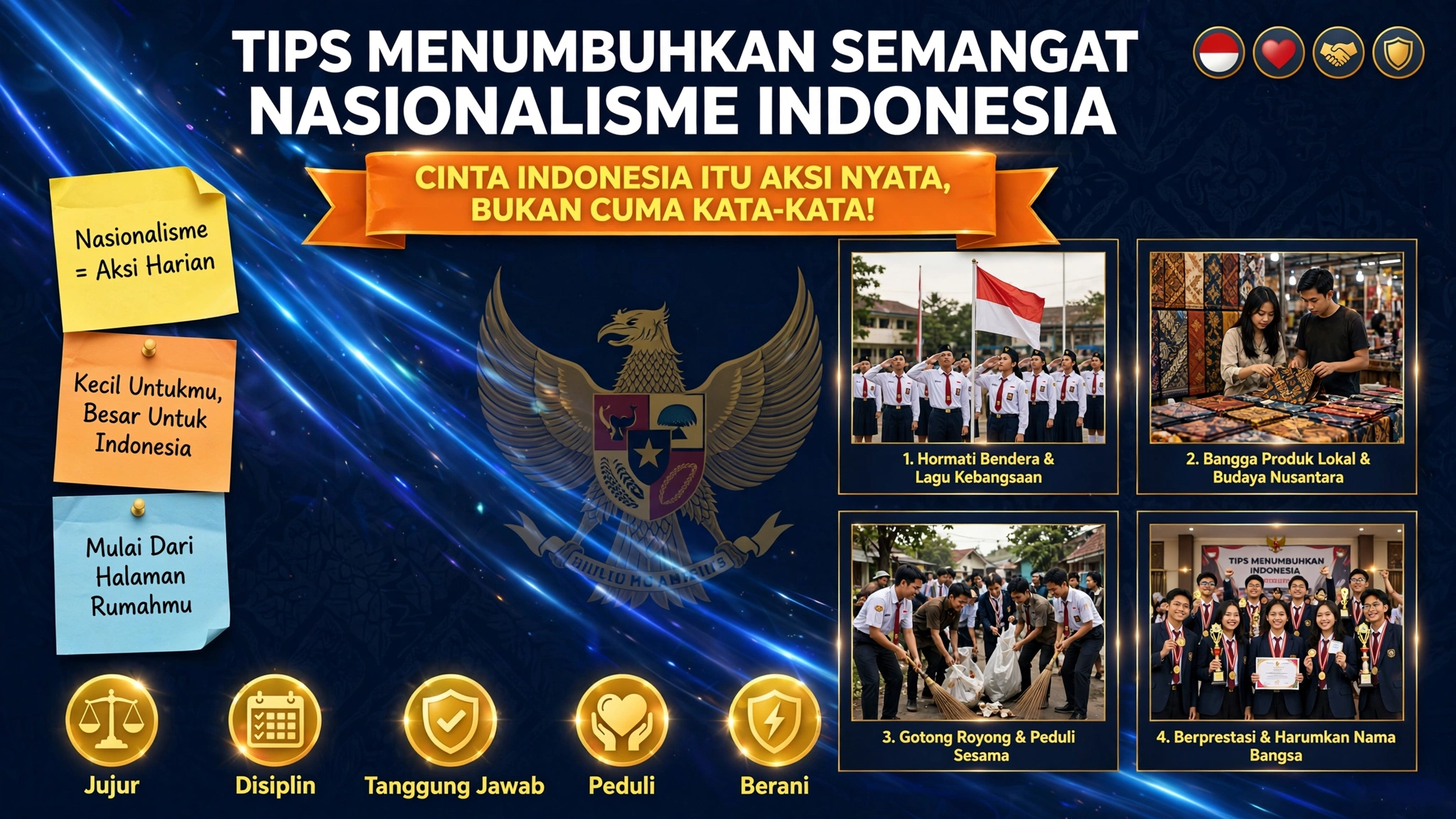 Tips Menumbuhkan Semangat Nasionalisme Indonesia