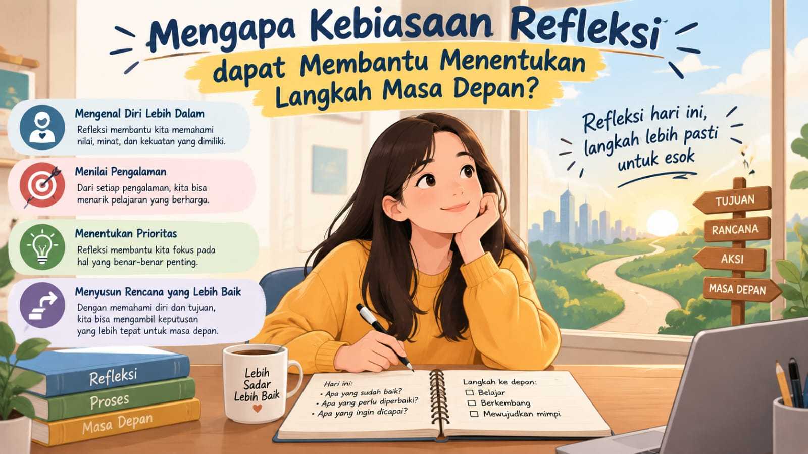 Mengapa Kebiasaan Refleksi Dapat Membantu Menentukan Langkah Masa Depan?
