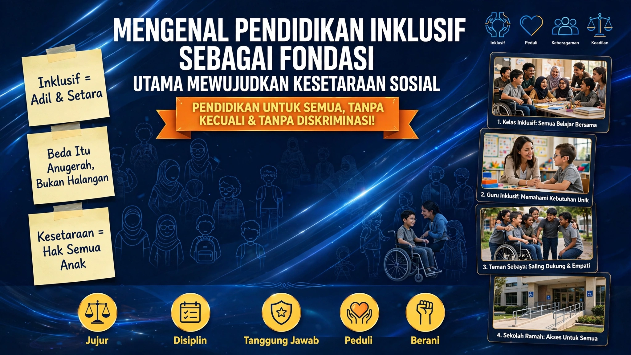 Mengenal Pendidikan Inklusif Sebagai Fondasi Utama Mewujudkan Kesetaraan Sosial
