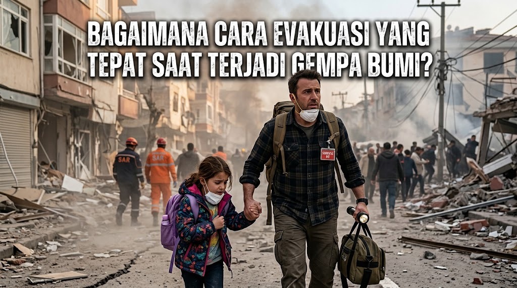 Bagaimana Cara Evakuasi yang Tepat Saat Terjadi Gempa Bumi?
