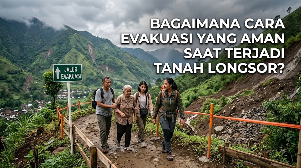 Bagaimana Cara Evakuasi yang Aman Saat Terjadi Tanah Longsor?