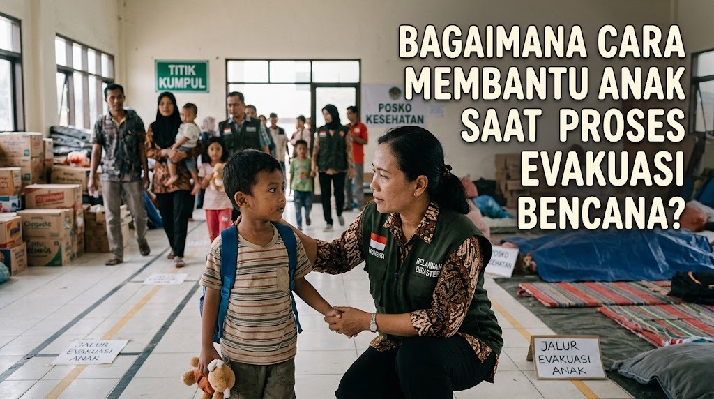 Bagaimana Cara Membantu Anak Saat Proses Evakuasi Bencana?