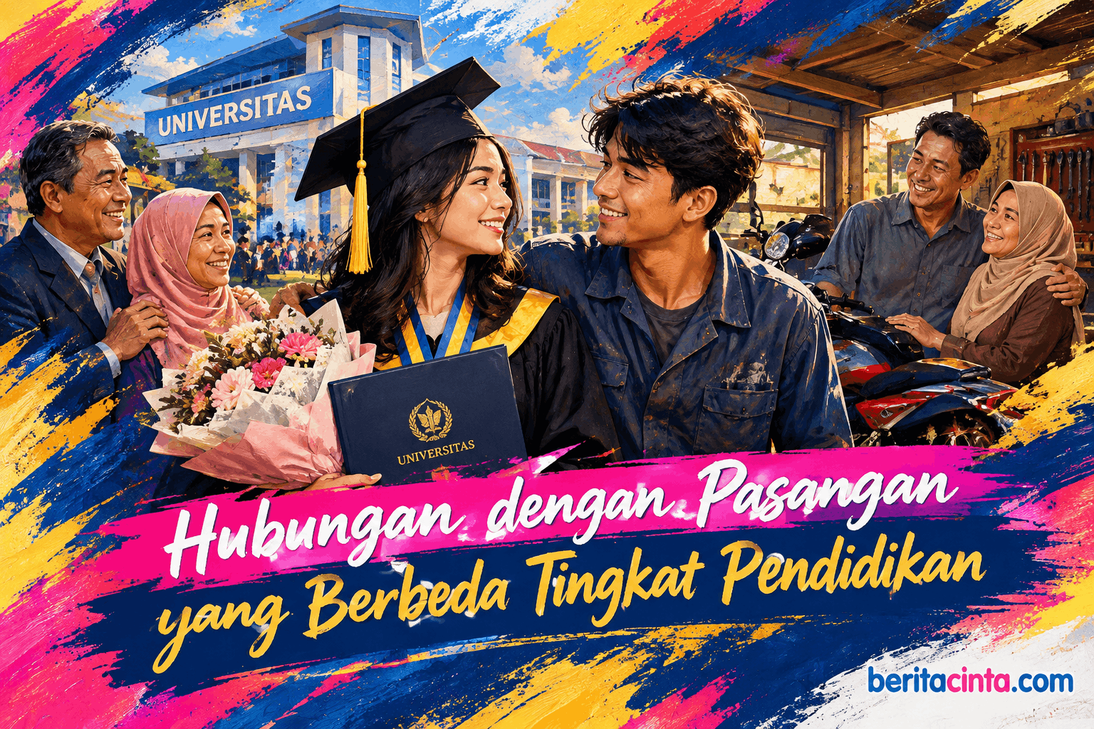 Hubungan dengan Pasangan yang Berbeda Tingkat Pendidikan